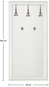 KENTAK WIE75 akasztós fal, alpesi fehér