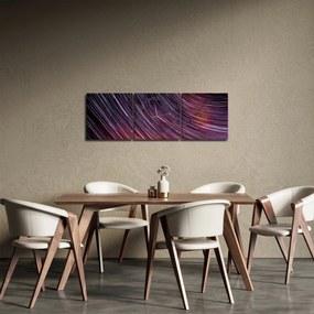 Homályos csillagok képe az égen (órával) (90x30 cm)