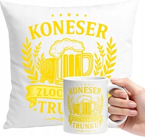 Bögre Szett Sörös Párna Humoros Személyre Szabott Ajándék Szöveg