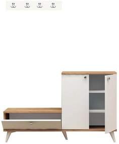 Evva White and Oak előszoba szett