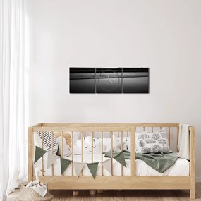 Tájkép (órával) (90x30 cm)