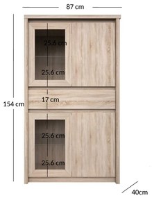 Vitrin Noella (szonoma tölgy). 1053134