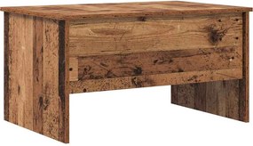 vidaXL Dohányzóasztal Öreg fa 102 x 50,5 x 46,5 cm Faanyag