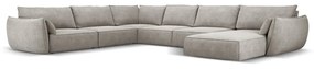 Világosszürke sarokkanapé (bal oldali) Vanda – Mazzini Sofas