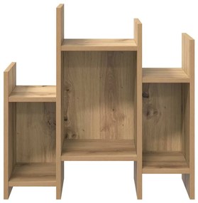 Oldalsó szekrény kézműves tölgy 60 x 26 x 60 cm Faanyag