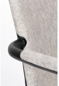 Világosszürke étkezőszék szett 2 db-os Thirsty – Zuiver