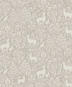 Holden Decor Imaginarium 3 Deer Woods taupe állatos papír tapéta – 14161