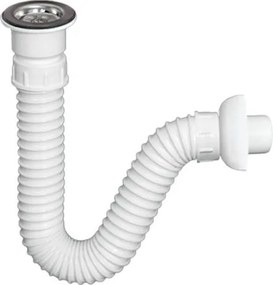 TEXO mosdószifon flexibilis csővel - Ø 5/4" x 0,5 m x Ø 40 mm