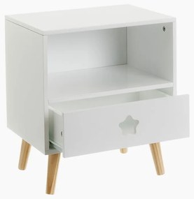 Fehér gyerek éjjeliszekrény – Casa Selección