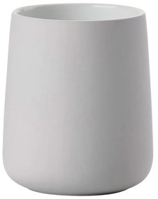 Világosszürke porcelán fogkefetartó pohár Nova – Zone