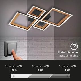 Brilo - FRAME LED 38W 230V dimmelhető mennyezeti lámpa