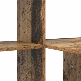 Asztal polcokkal Régi fa 131.5 x 50 x 106.5 cm Faanyag