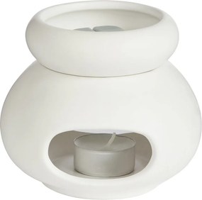 AMBIANCE porcelán aromalámpa, fehér