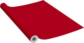 vidaXL piros öntapadó PVC bútorfólia 500 x 90 cm