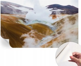 Prémium fali öntapadós fotótapéta Vulkáni dombok 416x254 cm