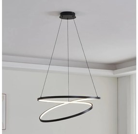 Eglo 901138 - LED Csillár zsinóron RUOTALE LED/42W/230V 3000K fekete