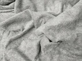 Frottír világosszürke lepedő EXCLUSIVE 90x200 cm