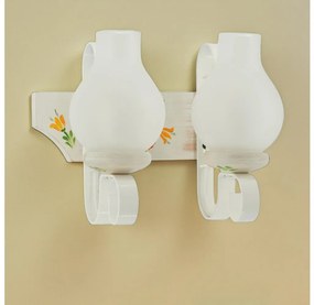 Brilagi - QUEEN fali lámpa 2xE14/40W/230V bükk/krémszínű