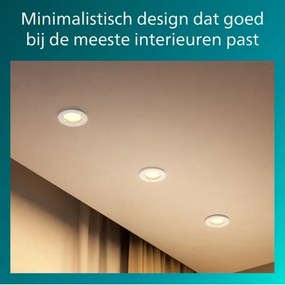 Philips - 5 darabos PERIDOT beépíthető mennyezeti lámpatest készlet 1xGU10/7W/230V fehér
