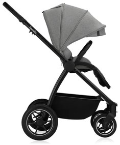 Lionelo - Kombinált babakocsi 3 az 1-ben MERIL Grey Stone