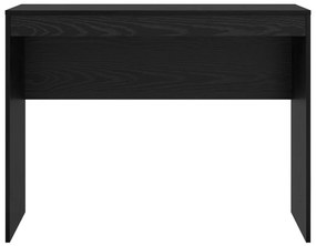vidaXL Fekete tölgy íróasztal Fekete tölgy Mérnöki fa 100 x 40 x 76 cm
