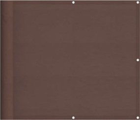 vidaXL barna 100% oxford poliészter erkélyparaván 90 x 1000 cm