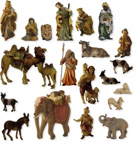 KarĂĄcsonyi betlehem figurĂĄk.- 13cm magas- 23db Legszebb