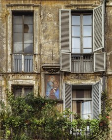 Poszter 40x50cm Régi épület Rómában, Assaf Frank