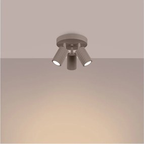 Szürkésbarna fém spotlámpa Gleam – Sollux