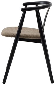 Fekete-bézs étkezőszék Relate – Unique Furniture