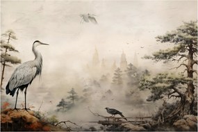 Kép - Rajzfilm tájkép (90x60 cm)