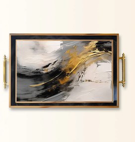 Üveg tálca, 38×24 cm – TPA9927