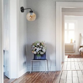 Fali lámpa SOFIA 1xE27/60W/230V barna