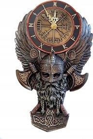 Viking Óra Elektromos Skandináv Harcos Rúnákkal Fantasztikus Dekorációа v