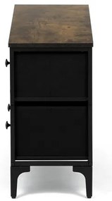 Többszínű MDF Komód 103×30×56 cm. AUK-W2103 BK