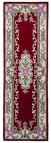 Aubusson piros gyapjú szőnyeg, 67 x 210 cm - Flair Rugs