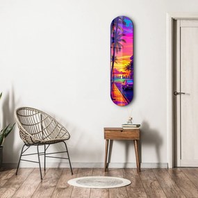 Miami üvegkép, 20×80 cm