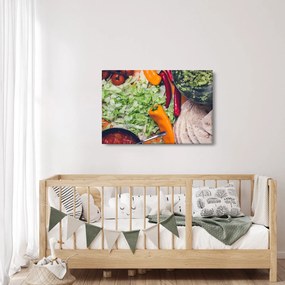 Zöldségek képe (90x60 cm)