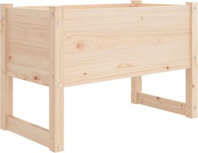 vidaXL tömör fenyő növénytartó 78x40x52 cm