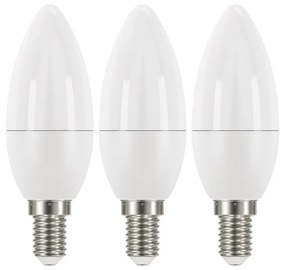 Classic Candle Warm White 3 db LED izzó, WW, 5W E14 - EMOS