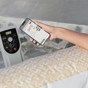 Lay-Z-Spa Róma Airjet EnergySense masszázsmedence 201 x 201 x 71 cm 2025