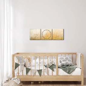 Kép - Mező ősszel (órával) (90x30 cm)