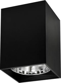 POLUX 307811 JUPITER Kocka Mennyezeti Lámpa Fekete E27 IP20