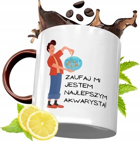 Bordó Bögre Akvarista Születésnapra Ajándék fényképes nyomattal