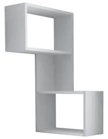 Sarki fali polc PART 85,5x47 cm fehér