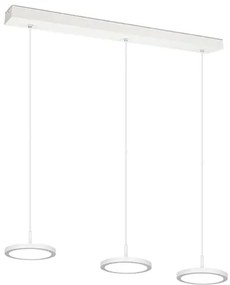 LED függő világítás Trio Tray fehér 340910331