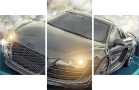 Audi autó képe - szürke (90x60 cm)