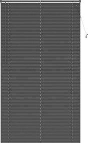 vidaXL Zsaluzia Állítható Ezüst Szürke 213 x 110 cm PVC