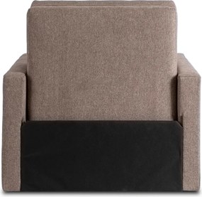 Egyszemélyes ágyazható fotel 1 bézs, MILAN