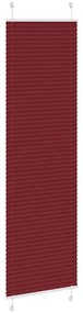 pliszírozott redőny Bordeaux piros 65x200 cm szövetszélesség